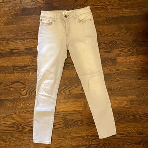 DL1961 Margaux Instasculpt Ankle Skinny, Sz 27, pale blue denim